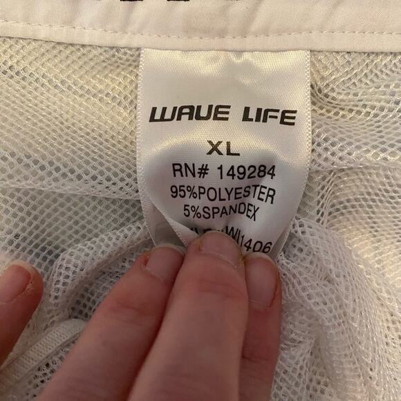 Wave Life Men's XL Swim Board Shorts Green Black Swim Beach Travel Resort NWT - Picture 7 of 11